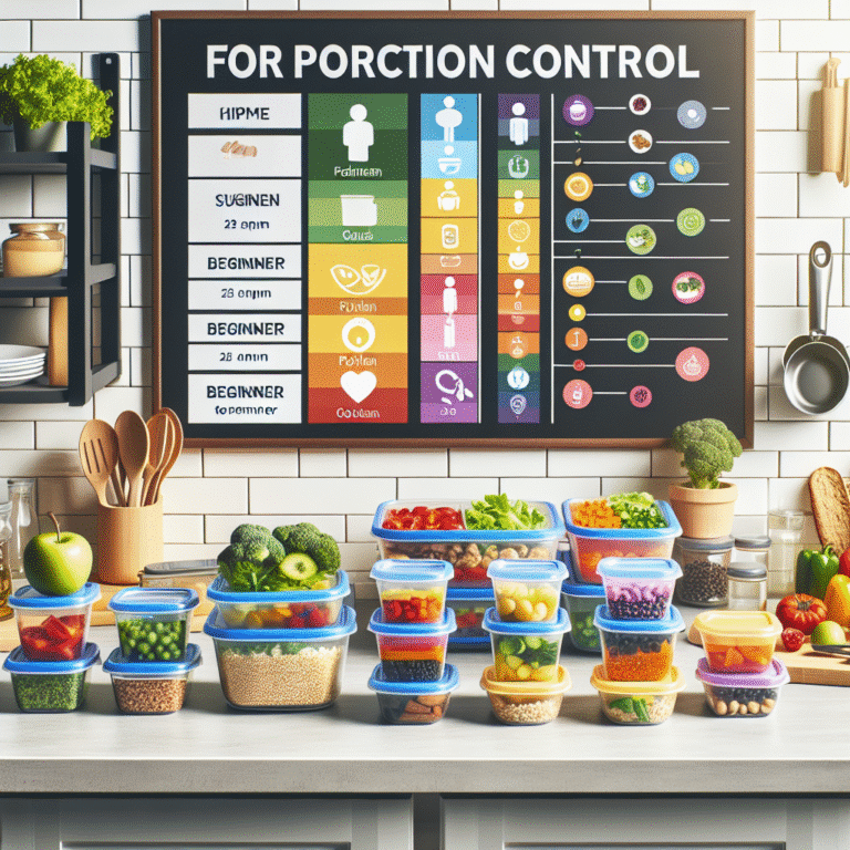 portion control for meal prep: tips for beginners