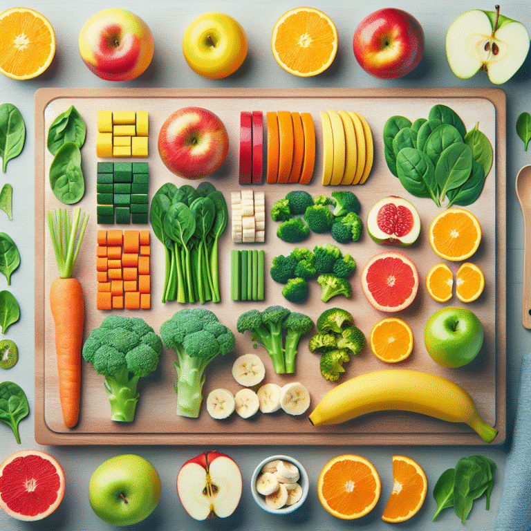 ideal portion sizes for incorporating fruits and vegetables