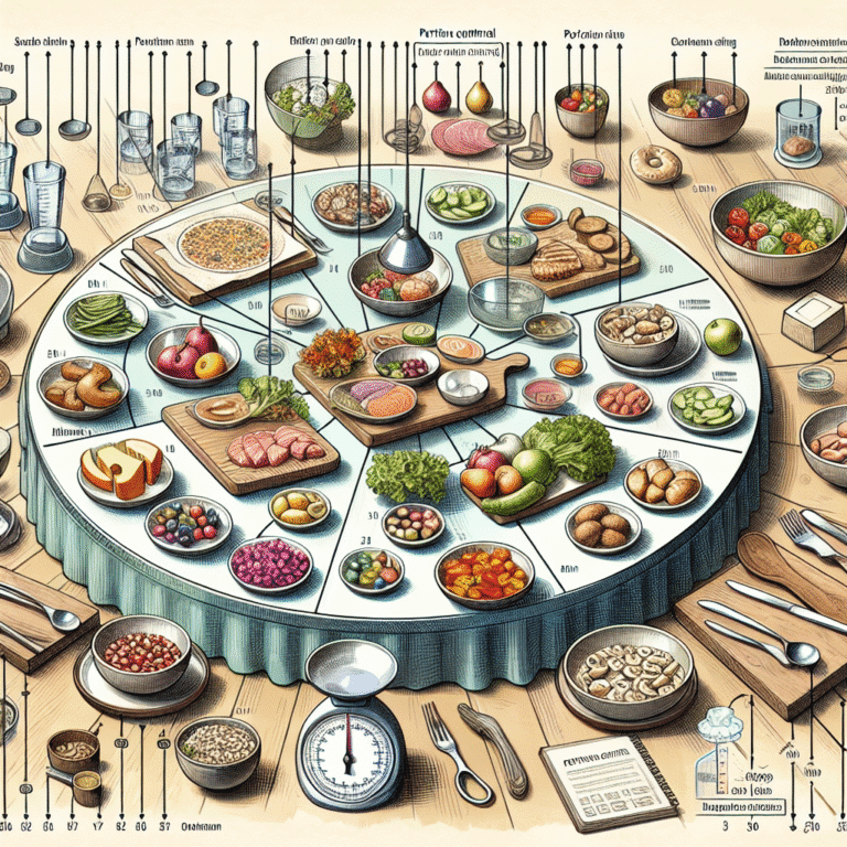 implementing mindful eating through portion control techniques