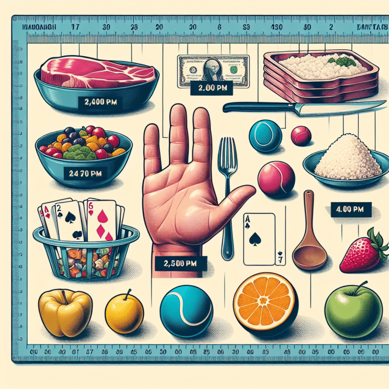 easy ways to measure portions at home