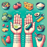 using hand guides for food portions