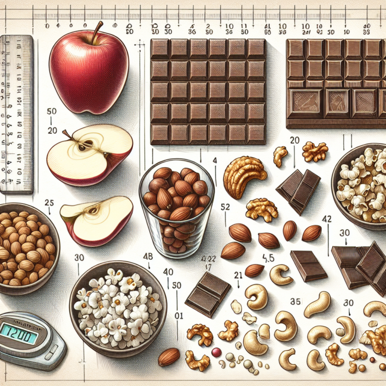 portion control guide for snacks and treats