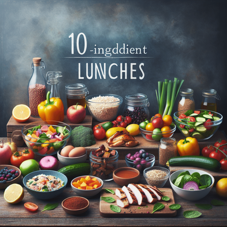10-Ingredient Lunches That Are Both Healthy and Simple