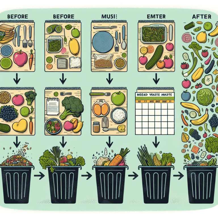 planning meals to reduce food waste