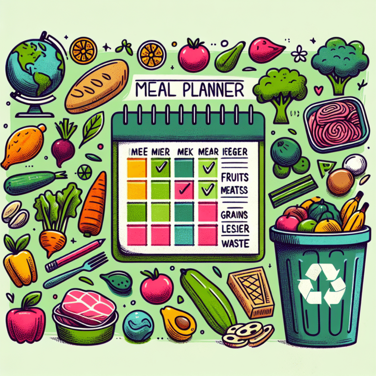 planning meals to reduce food waste