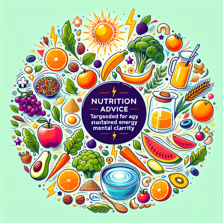 nutrition advice for sustained energy and mental clarity