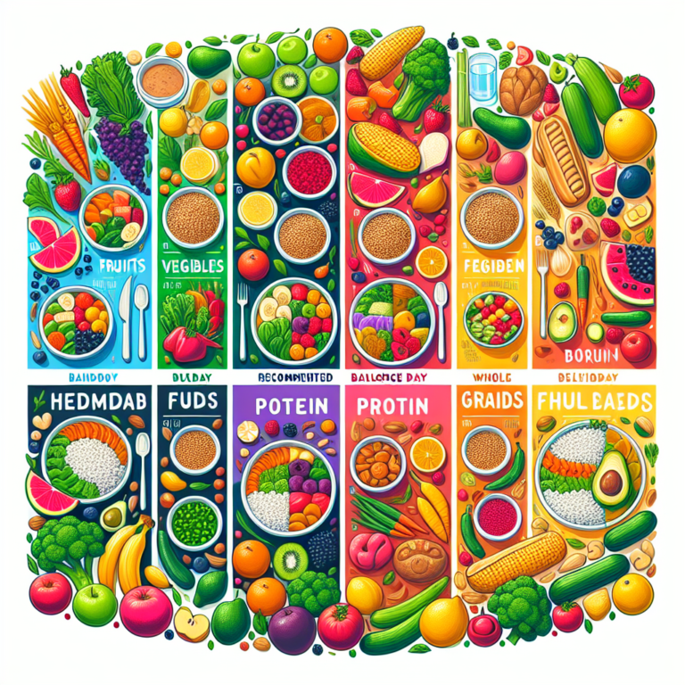 how to plan balanced meals for the week